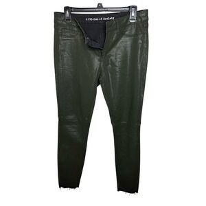 Articles of Society Green‎ Leather Pants